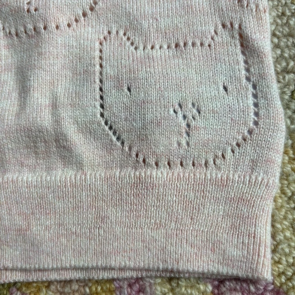🍦HOST PICK🍦Baby GAP Pointelle Cardigan little cat faces 0-3 months NWT